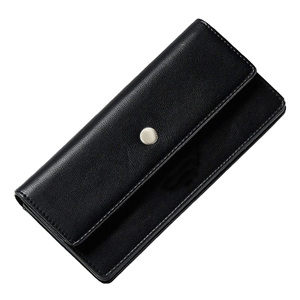 Modern Women's Long Genuine Leather <b>Wallet</b> RFID Blocking Multiple <b>Card</b> Slots Large Capacity Zipper Clutch Purse - Product Image 3
