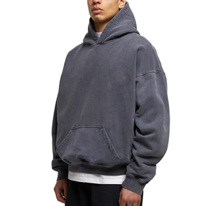 Ropa Urbana de Invierno de Alta Calidad, 360 g/m², 100% Algodón Francés, Estilo Oversize con Hombros Caídos, Lavado Ácido, Ecológico y Personalizable - Product Image 4