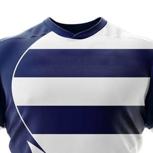 Ensembles d'uniformes de rugby vierges de qualité supérieure, respirants, service OEM, nouveau design, 100 % polyester, pour usage extérieur, vente en gros - Product Image 6
