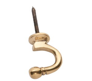 Crochets muraux modernes en laiton léger pour manteaux, chapeaux et peignoirs, couleur personnalisable, 2 crochets pour usage domestique - Product Image 3