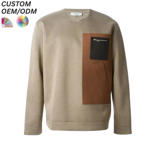 Sudadera de Algodón para Hombre, Bordada, Ecológica, Suave al Tacto, Informal, para Uso Diario, con Logotipo Personalizado, Compatible con OEM y ODM - Product Image 5