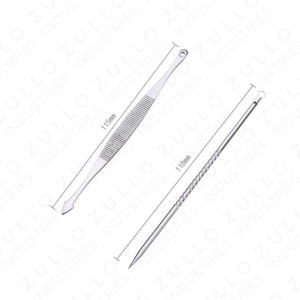 Professional 3 Piece Stainless Steel Blackhead Remover Kit Facial Pore Cleaner Acne Extraction Beauty Tool Set - Product Image 6