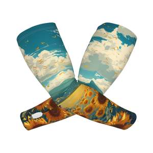 Fashion Customized Sublimation Blank Sun Protect Arm Sleeves for Unisex Outdoor Sports Fully Sublimated <b>Men</b> Arm Sleeve For Gym - Product Image 1