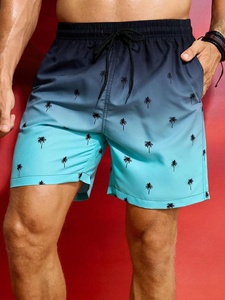 RTS Wholesale Price Men Beach Shorts Bottoms Sublimation Swim Surf <b>Boxer</b> Trunks Men's OEM <b>Polyester</b> Drawstring Shorts AI-BS-201 - Product Image 4