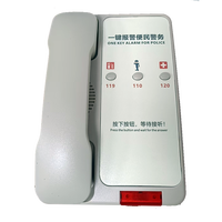 Téléphone d'urgence SOS analogique rouge pour hôtel