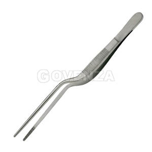 Pinzas para Oídos Lucae en Forma de Bayoneta, Punta Serrada, 14 cm, Acero Inoxidable de Alta Calidad, Herramienta Quirúrgica Manual para Otorrinolaringología, Uso Hospitalario - Product Image 2