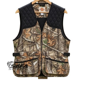 Gilet de chasse confortable SAFA SPORTS en orange vif pour femmes, gilet de chasse en montagne avec tissu léger et respirant - Product Image 6
