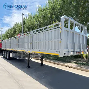 40ft Van Semi Trailer Cage Van Type Long Vehicle Transportation Semi Trailer/1800mm Wall Van Trailer