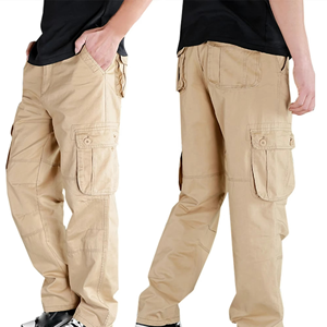 Nouveau pantalon cargo baggy de ski style urbain, taille élastique, imperméable, couleur unie, coupe ample, streetwear hip-hop - Product Image 6