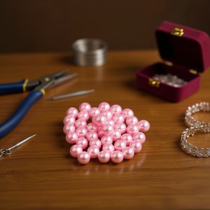 Perle di ilan da 6 mm, 20 g, per la creazione di gioielli - Product Image 3