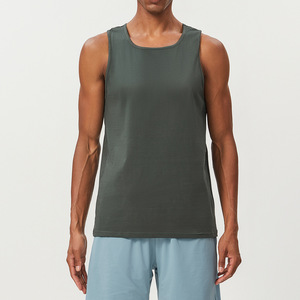 Débardeur Hip Hop Homme Personnalisé ODM Imprimé Graphique Coton Polyester Sans Manches Streetwear Gym T-shirt Mode Été 2025 - Product Image 2