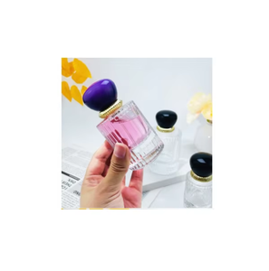 Unique Wholesale Perfume Bottle Chinese Tea Cup 50Ml 100Ml Polishing Irregular Glass <b>Spray</b> Cap with Labels Clear Surface Elegant - Product Image 1