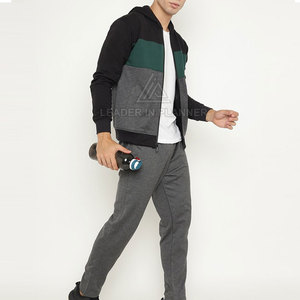 ชุดวอร์มผู้ชายผ้าฟลีซสองชิ้นแบบสวมใส่สบายสำหรับฤดูหนาว พร้อมโลโก้สั่งทำพิเศษ ขายดีที่สุด ดีไซน์ล่าสุด แขนยาว - Product Image 5