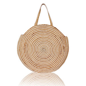 Sac fourre-tout tendance 2026 en jute à imprimé léopard pour femmes – Sac de plage et de shopping écologique réutilisable et personnalisable – Vente directe - Product Image 2