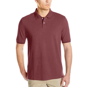Chemises polo en coton vertes pour hommes, manches courtes, en vente au prix de gros, vêtements de golf pour adultes - Product Image 1