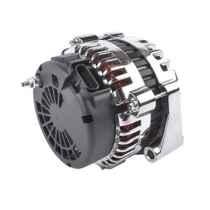 Alternateur chromé LS Truck 220A AD244 avec connecteur 4 broches compatible avec Chevrolet Silverado et GMC Sierra 4.8 5.3 6.0 (1999-2006) - Product Image 3