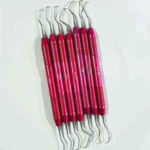 Juego de Instrumentos Dentales de Resina de Acero Inoxidable de Alta Calidad con Mango Grueso y Espátula, Herramientas Coloridas - Product Image 5