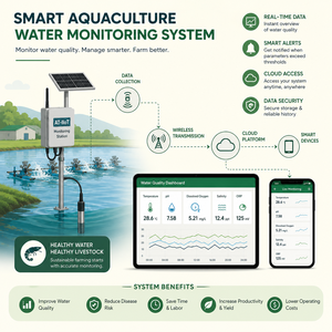 Système de surveillance de la qualité de l'eau en aquaculture |   Surveillance à distance de l'environnement aquatique par SCADA – OEM disponible - Product Image 1