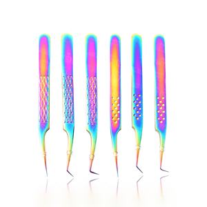 Pinzas para Pestañas de Uso Profesional, Pinzas de Precisión para Artistas de Pestañas, Venta al por Mayor Directa de Fábrica, Etiqueta Privada Personalizada - Product Image 3