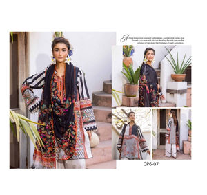 Ssumaira Presenta Charizma Print, Colección de Verano de 3 Piezas, Vestidos de Marca Pakistaní e India al por Mayor - Product Image 5