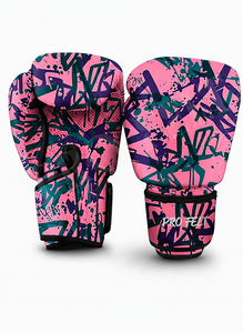 Guantes de Boxeo Ligeros y Protectores, Guantes de Entrenamiento y Sparring para Kickboxing y MMA, Estilo de Cuero PU, Guantes con Absorción de Impactos - Product Image 5