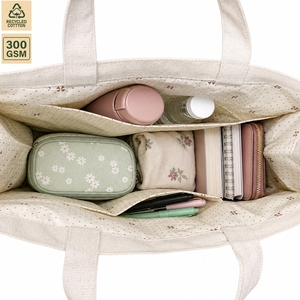 <b>10</b> Ounce Cotton Canvas Promotional Shopping Tote Bag Promotional Shopping 40x36x16 cm Custom Logo Wholesale OEM Model SS441-PL - Product Image 4