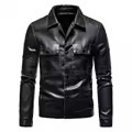 Vestes en cuir véritable pour hommes personnalisées - Imperméables, écologiques, style décontracté d'hiver - Prix bas pour la vente en ligne - Product Image 1