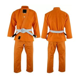 Authentic <b>Orange</b> Black Collar Lightweight Breathable Martial Arts Competition Training Adult Youth Style Taekwondo Uniforms - Product Image 3