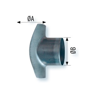 3JW 865088 VIM PE 45 ° Galva 630/630 Express Tapping Conduits & Fittings - Product Image 1