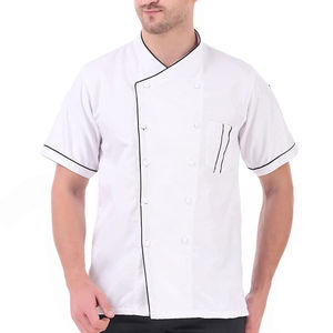 Ensemble d'uniformes de chef à manches longues pour restaurant et hôtel, respirant, à double boutonnage - Product Image 3