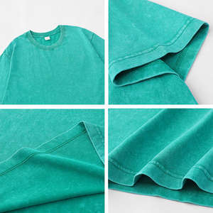 Camiseta de Verano para Mujer, Talla Grande, 100% Algodón, Lisa, Holgada, de Manga Corta, Informal, Ecológica, Transpirable, con Logotipo y Letras, Tie Dye - Product Image 2