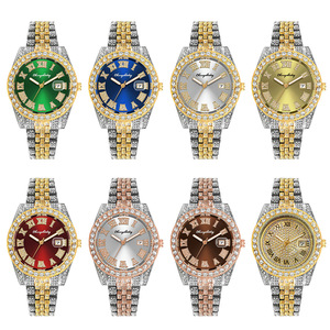 Juego de 3 Relojes Iced Out para Hombre, Reloj de Lujo con Cadena Cubana, Pulsera y Joyería Bling para Hombre, Reloj Hip Hop para Hombre - Product Image 5