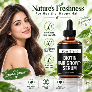 Fabricante de Suero para el Crecimiento del Cabello con Biotina de Marca Privada - Product Image 3