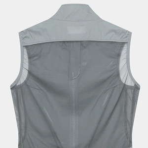 Gilet de cyclisme léger pour homme, tissu polyester à séchage rapide, sans manches, veste de vélo de route, gilet de cyclisme thermique isolé pour homme - Product Image 3