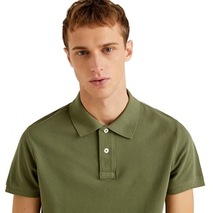 Polos de hombre de nuevo diseño para verano en material de algodón de alta calidad de talla grande, ropa informal hecha de diferentes colores - Product Image 2