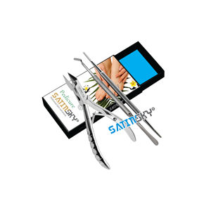 Professional Toe <b>Nail</b> Clippers Black File Ingrown Toenail Tools Thick <b>Nails</b> Kit Stainless Steel Reusable Gift Pack <b>Nail</b> Care <b>Set</b> - Product Image 4