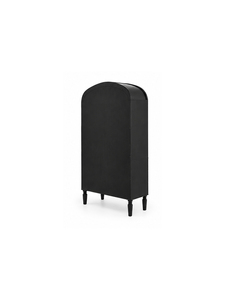 Librería Moderna de Madera con Puertas de Vidrio Arqueadas y 3 Cajones, Mueble Independiente para Sala de Estar, Estantería, Decoración del Hogar - Product Image 6