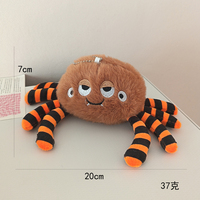 En gros Jouets en peluche d'Halloween : Poupée citrouille fantôme, Animal en peluche amusant, Pendentif en peluche araignée et chauve-souris, Ornement à suspendre, Porte-clés