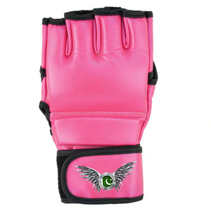 Professional Fighters Adjustable Wrist MMA Gloves <b>Open</b> Finger Boxing Gloves for Grappling Fitness And Training - Product Image 2