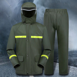 Traje Impermeable para Lluvia, Conjunto de Ropa Impermeable para Hombre y Mujer, Chaqueta y Pantalones Unisex Diseñados para Lluvia Intensa, Resistentes al Viento y de Secado Rápido - Product Image 2