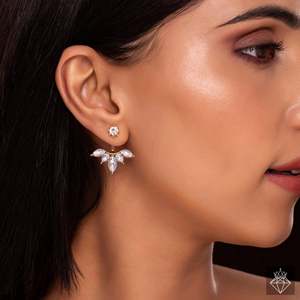 PRAO Solitaire Designer Boucles d'oreilles pendantes Bijoux à la mode et élégants - Product Image 1