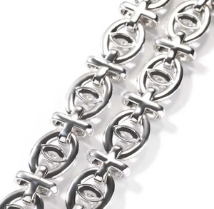 Bracelet en argent Moissanite pour femmes, lien papillon floral, bijoux fins scintillants de luxe, cadeau élégant - Product Image 4