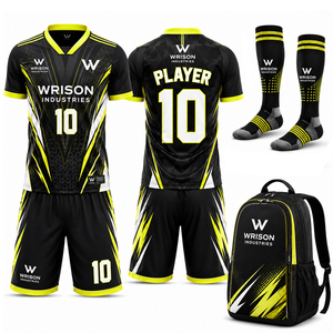 Custom Breathable Soccer Uniform Kit Jersey Shorts Socks Backpack Set Sublimation Football Team Wear Unisex Adult Custom Logo - Product Image 6