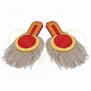 Epaulettes de Flecos de Plata Personalizadas al por Mayor, Accesorios de Uniforme Premium para Ceremonias y Equipamiento de Defensa Personal - Product Image 5