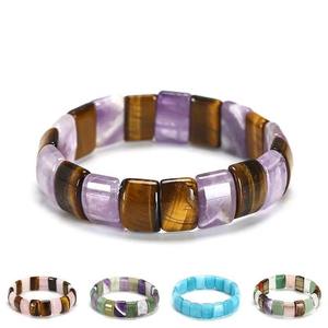 Bracelet de mode en résine, design créatif, ouverture circulaire, cœur, plage, élastique, coquillages - Product Image 2