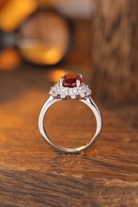 Bagues de mode en acier inoxydable en gros pour femmes, bijoux de luxe avec diamants, bagues de doigt, accessoires de bijouterie tendance - Product Image 4