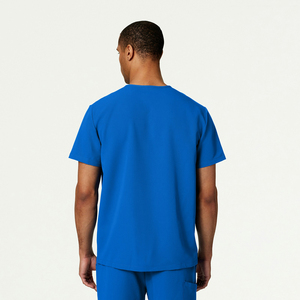 Summer Customized Men High Quality Medical Uniforms Men Short Sleeve Breathable Nurse Hospital <b>Scrubs</b> <b>Sets</b> - Product Image 3