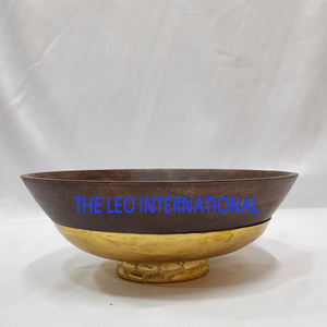 Bol en forme de fleur durable et écologique, en aluminium, sans métal, décoration d'intérieur de style Art Déco, idéal pour les cadeaux - Product Image 3