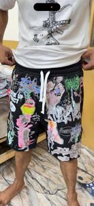 Shorts en coton éponge pour hommes, de qualité supérieure, à séchage rapide, imprimés, style streetwear, en vente - Product Image 4