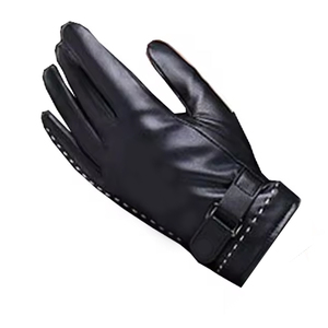 Gants d'hiver pour femmes, mode, coupe-vent, en cuir de mouton véritable avec fourrure de renard véritable, pour la conduite en extérieur, usage quotidien décontracté, design OEM - Product Image 2